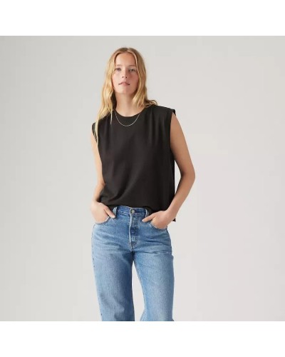 CAMISETA MANGA CORTA BOXY TANK CAVIAR SLUB