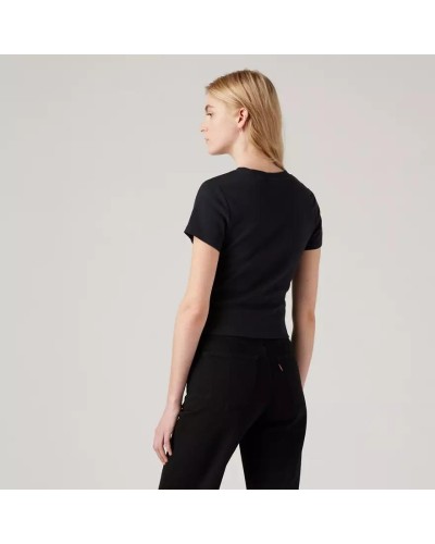CAMISETA MANGA CORTA ESSENTIAL SPORTY TEE CAVIAR
