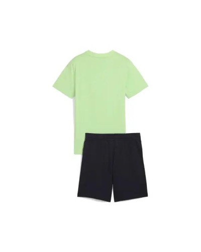 CONJUNTO CORTO ESSENTIALS LOGO LAB SPRING FERN VERDE / NEGRO
