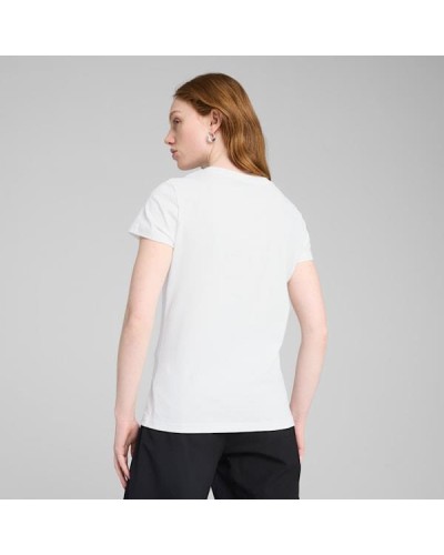 CAMISETA MANGA CORTA ESSENTIALS METALLIC TEE BLANCO