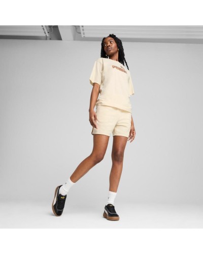 CAMISETA MANGA CORTA ESSENTIALS GRAPHIC ANIMAL RELAXED TEE BEIGE