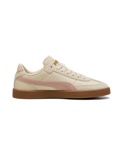 DEPORTIVO PUMA CLUB II ALPINE SNOW-ROSE QUARTZ-GUM BEIGE / ROSA