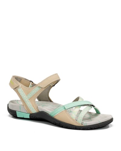 SANDALIA SPORTS VALENCIA 04 BEIGE / VERDE 