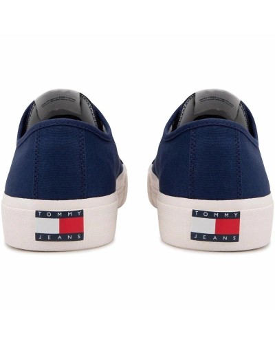 LONA TOMMY JEANS MAN LACE UP CANVAS COLOR VELVET BLUE