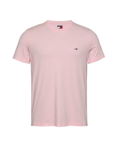 CAMISETA MANGA CORTA TOMMY JEANS MAN XSLIM JASPE HEATHER TEE EXT PRECIOUS PINK HEATHER