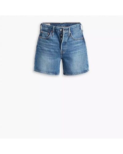 PANTALÓN CORTO VAQUERO 501 MID THIGH SHORT BLUE BEAUTY
