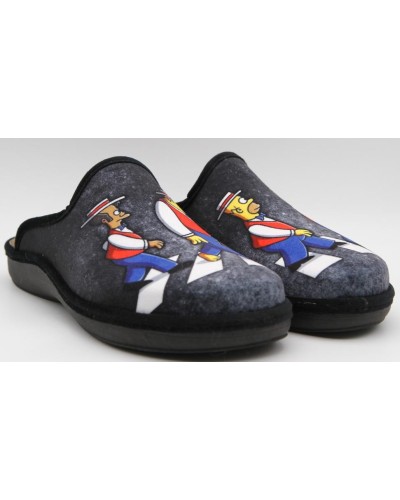 ZAPATILLA DE CASA SUAPEL NEGRO