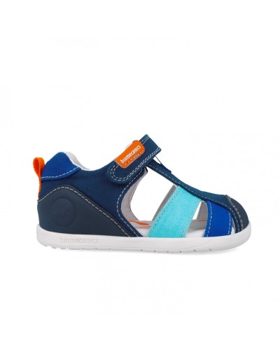 SANDALIA URBAN PIQUE AZUL MARINO