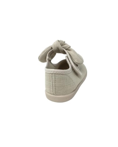 MERCEDITA TIRA LAZO LINEN BEIGE