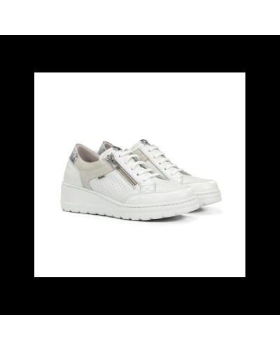 DEPORTIVO CUÑA PIEL SUGAR BLANCO CREMALLERA
