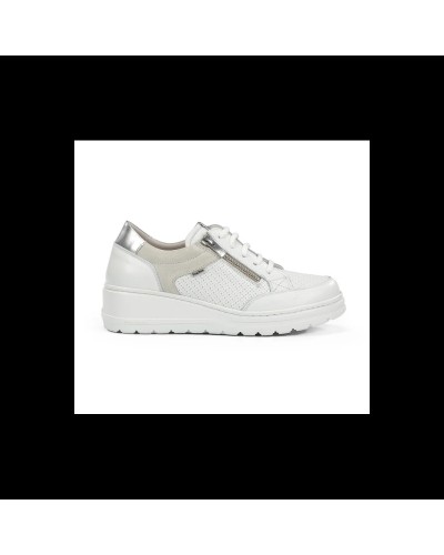 DEPORTIVO CUÑA PIEL SUGAR BLANCO CREMALLERA