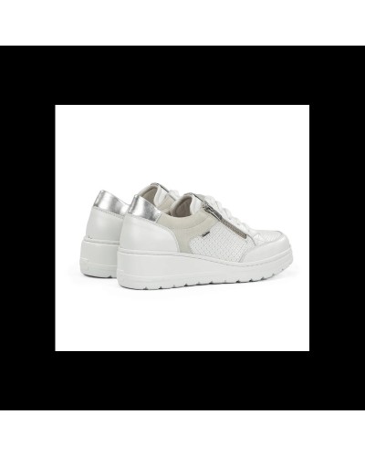 DEPORTIVO CUÑA PIEL SUGAR BLANCO CREMALLERA