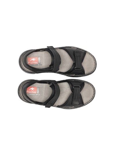 SANDALIA AZORES GAUCHO  NEGRO