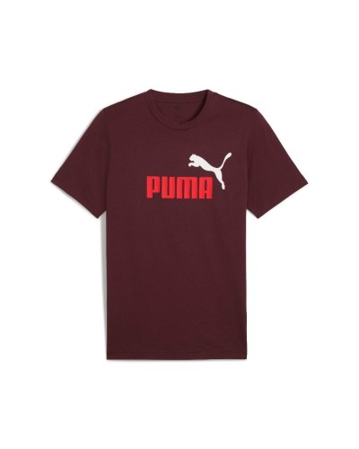 CAMISETA MANGA CORTA ESS 2 COLOR NO.1 LOGO TEE BURDEOS