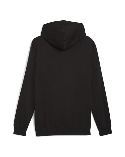 SUDADERA CAPUCHA ESS TAPE HOODIE NEGRO