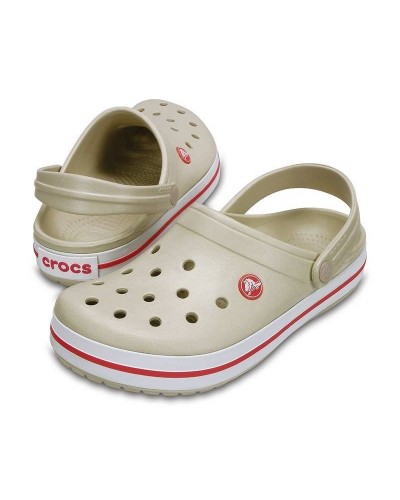 ZUECO CROCS CROCBAND U STUCCO MELON 
