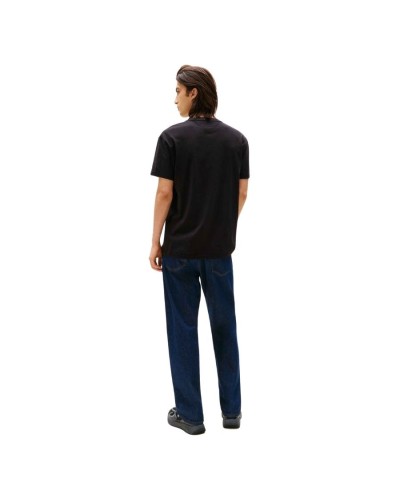 CAMISETA MANGA CORTA TOMMY JEANS MAN REG LINEAR LOGO TEE EXT BLACK MULTI