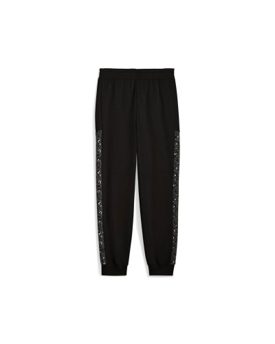 PANTALÓN LARGO ESS GRAPHIC ANIMAL COMFORT HIGH-WAIST SWEATPANTS NEGRO