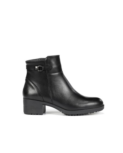 BOTÍN PIEL ALISS SUGAR NOBUCK NEGRO NEGRO