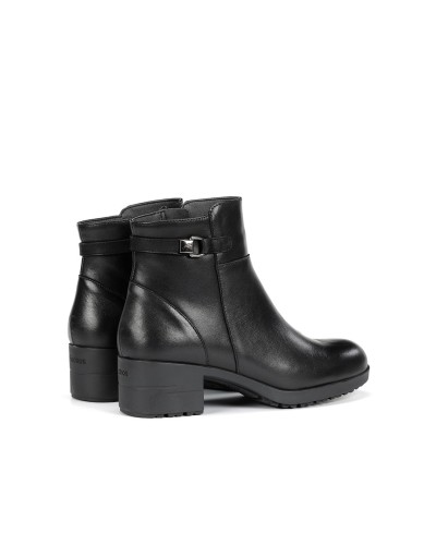 BOTÍN PIEL ALISS SUGAR NOBUCK NEGRO NEGRO