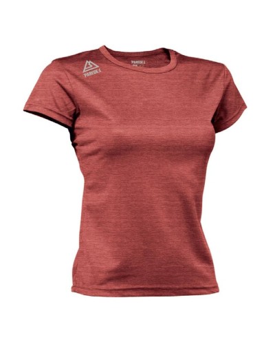 CAMISETA MANGA CORTA SEÑORA JASPE ROJO