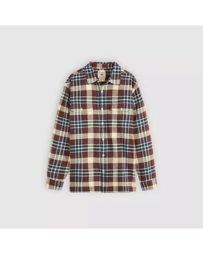 CAMISA MANGA LARGA JACKSON WORKER LORCAN PLAID WILD ROAD TWILL