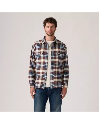 CAMISA MANGA LARGA JACKSON WORKER LORCAN PLAID WILD ROAD TWILL