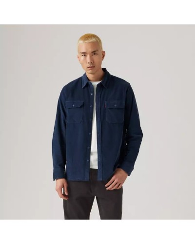 CAMISA MANGA LARGA JACKSON WORKER ZODIAC BLUE CORDUROY 