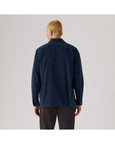 CAMISA MANGA LARGA JACKSON WORKER ZODIAC BLUE CORDUROY 