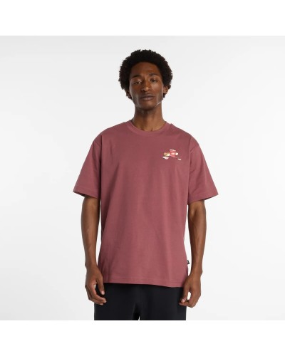 CAMISETA MANGA CORTA SPECTATOR T-SHIRT WASHED BURGUNDY