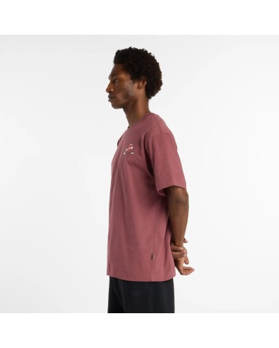 CAMISETA MANGA CORTA SPECTATOR T-SHIRT WASHED BURGUNDY