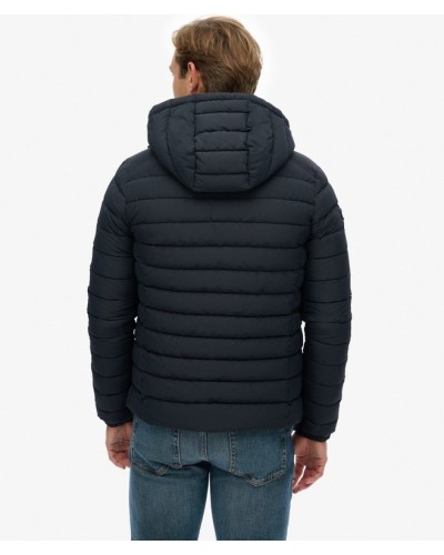 CHAQUETA ACOLCHADA CAPUCHA FUJI AZUL MARINO ECLIPSE