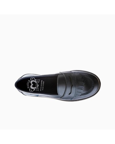 MOCASIN COLEGIAL PIEL FLECOS MOD LEADER MARINO