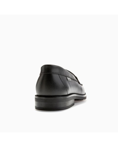 MOCASIN COLEGIAL PIEL FLECOS MOD LEADER NEGRO