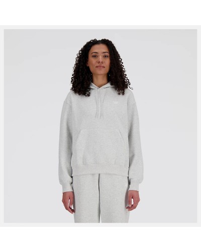 SUDADERA CAPUCHA SPORT ESSENTIALS FLEECE HOODIE ASH HEATHER