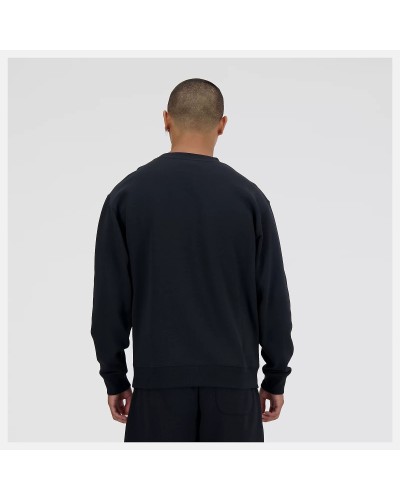 SUDADERA SPORT ESSENTIALS FLEECE CREW BLACK