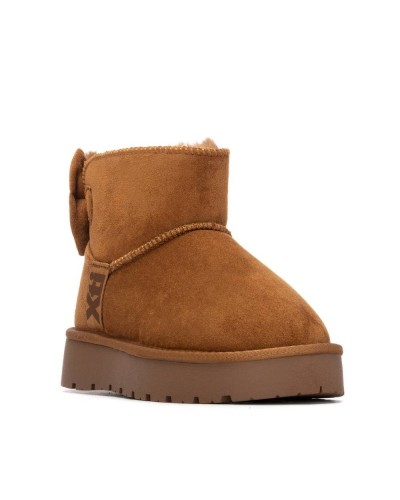 BOTÍN NIÑA TEXTIL CAMEL