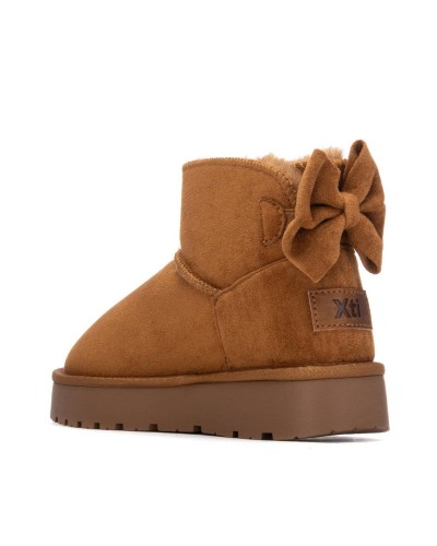 BOTÍN NIÑA TEXTIL CAMEL