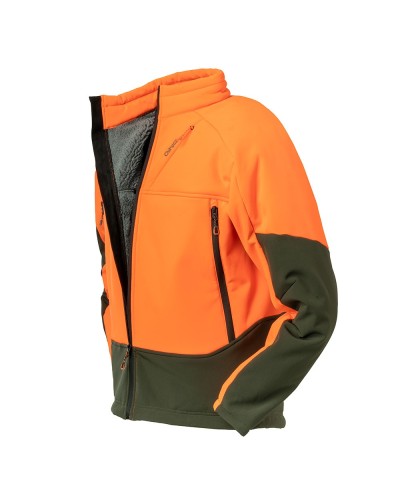 CHAQUETA POLAR AKEN 18 VERDE / NARANJA