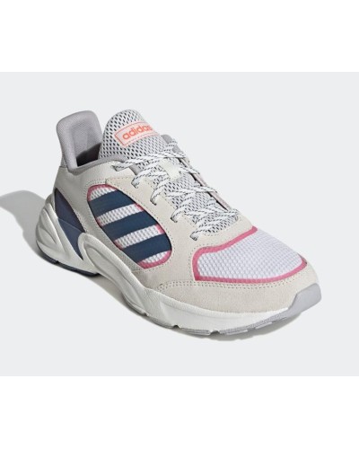 DEPORTIVO 90S VALASION TEXTIL/CUERO CLOUD WHITE/TECH INK/REAL PINK S18