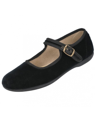 MERCEDITA HEBILLA TERCIOPELO NEGRO