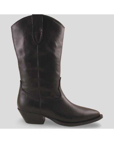 BOTÍN ALPE WOMAN BABY SILK NEGRO