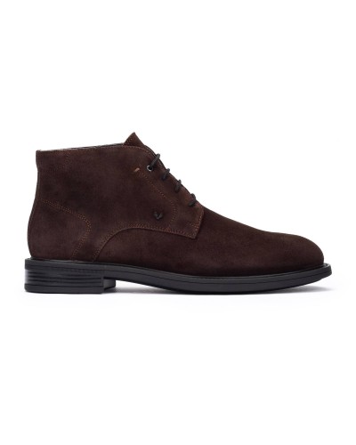 BOTÍN PIEL SERRAJE MODELO ALBANY DARK BROWN