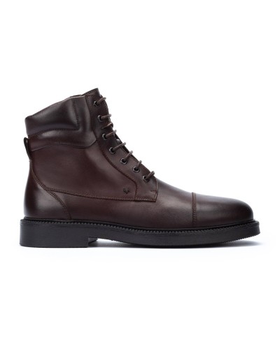 BOTÍN PIEL MILITAR MODELO ROYSTON CREMALLERA OLMO