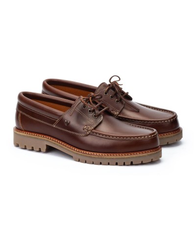 ZAPATO CASUAL CORDONES PIEL GLENMORE COGÑAC