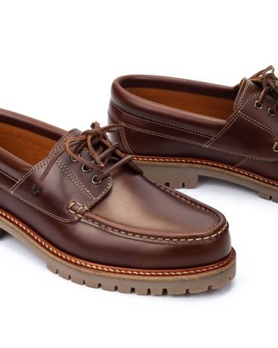 ZAPATO CASUAL CORDONES PIEL GLENMORE COGÑAC