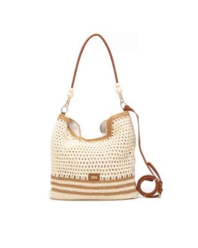 BOLSO GRANDE SEÑORA TEXTIL CAMEL