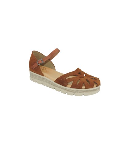 SANDALIA PLATAFORMA MODELO TENAP CUERO