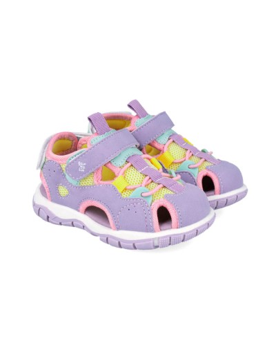 SANDALIA TREKKING MAT COLOR LILA