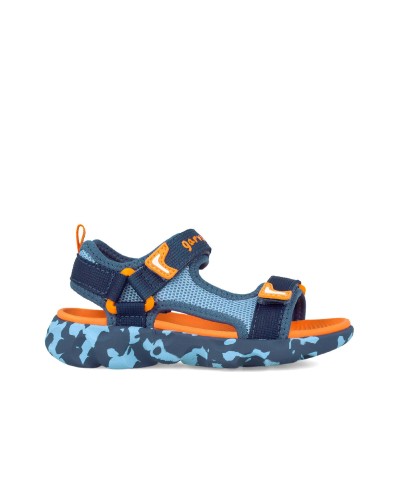 SANDALIA CINTAS MAT COLOR AZUL